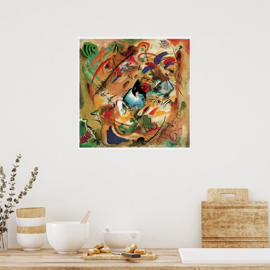 Poster Wassily Kandinsky - Improvisation, Rêveuse, (Cuisine)