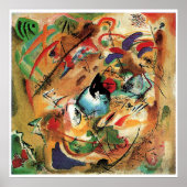 Poster Wassily Kandinsky - Improvisation, Rêveuse, (Devant)