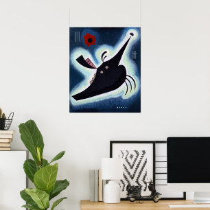 Poster Wassily Kandinsky - Noir Pointu.