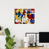 Poster Wassily Kandinsky - Oriental (Bureau à domicile)