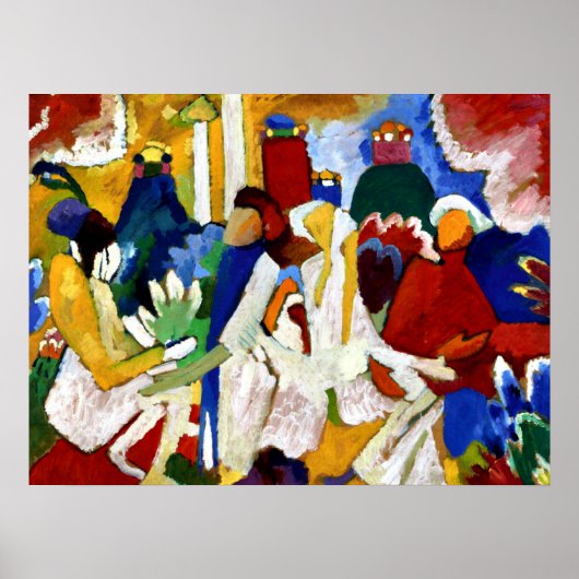 Poster Wassily Kandinsky - Oriental (Devant)