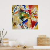 Poster Wassily Kandinsky | Peinture avec Centre Vert (Cuisine)
