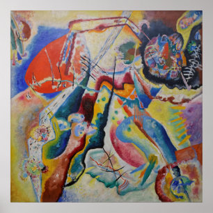 Poster Wassily Kandinsky Tache rouge Classique Art abstra