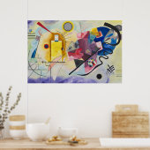 Poster WASSIY KANDINSKY - Jaune Rouge Bleu (Cuisine)