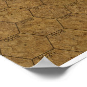 Poster Wasteland Hex Map (Coin)