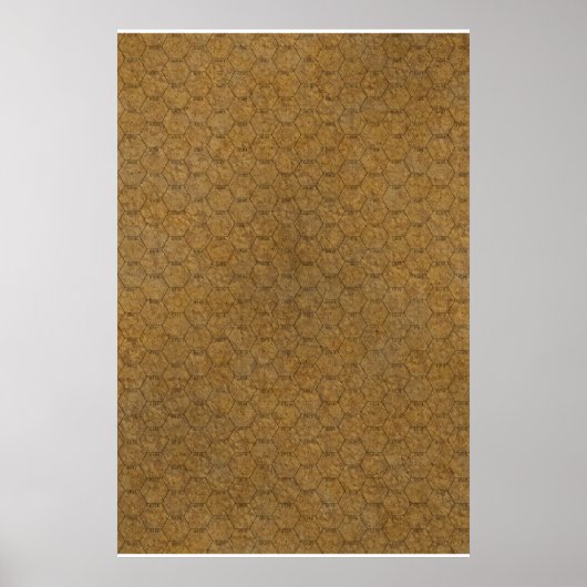 Poster Wasteland Hex Map (Devant)