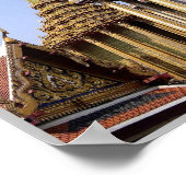 Poster Wat Phra Kaew - Temple bouddhiste sacré - Thaïland (Coin)