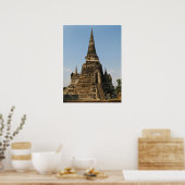 Poster Wat Phra Si Sanphet ... Ayutthaya, Thaïlande (Cuisine)
