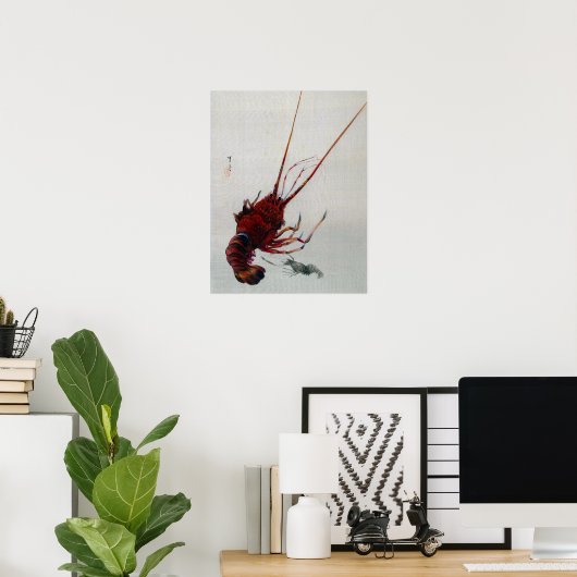 Poster Watanabe Seitei Crayfish (Bureau à domicile)