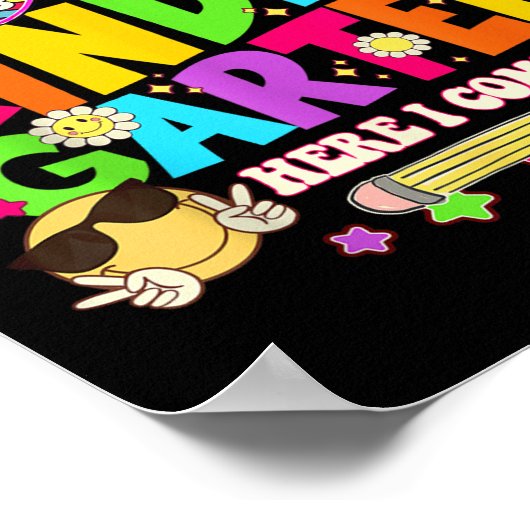 Poster Watch Out 1st Grade Here I Come Back To School Fir (Coin)