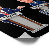 Poster Watch Party 2024 - Trump Biden - Président - Elect (Coin)