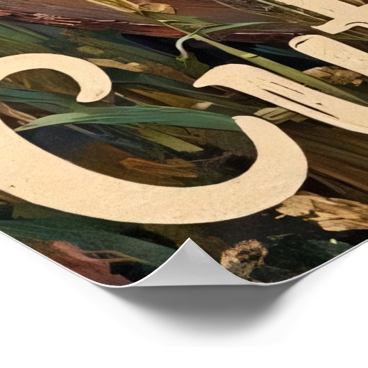 Poster Watcher de roue : Une perche de raton laveur (Coin)