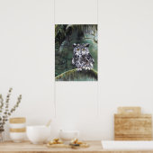 Poster Watcher In The Woods Owl Art Print (Cuisine)