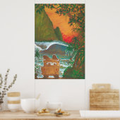 Poster Watching the Sunset Man (Cuisine)