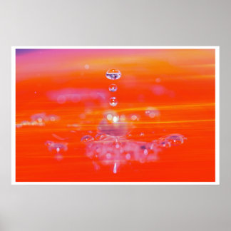 Poster water and fire