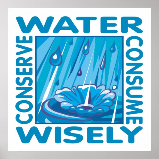 Poster Water Conservation (Devant)