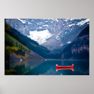 Poster Water   Lake Louise Canadian Rocky Mountains