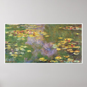 Poster Water-Lilies, 1915 ; huile sur la toile