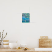 Poster Water Lilies by Claude Monet (Cuisine)