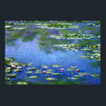 Poster Water Lilies by Claude Monet<br><div class="desc">Water Lys par Claude Monet. A propos de Claude Monet Claude Monet est né le 14 novembre 1840 au 5e étage du 45 rue Laffitte, dans le 9e arrondissement de Paris. En juin 1861, Monet rejoint le Premier Régiment de cavalerie légère africaine en Algérie pour un engagement de sept ans,...</div>