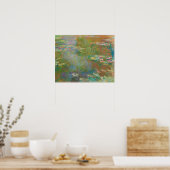 Poster Water Lily Pond (1917-1919) par Claude Monet (Cuisine)