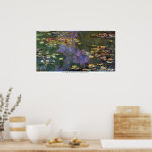 Poster Water Lily Pond, Giverny par Claude Monet (Cuisine)