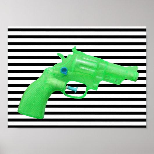 Poster Water pistol toy Pistolet à eau Jouet photo (Devant)