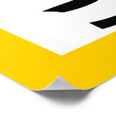 Poster Water polo player black silhouette custom (Coin)