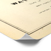 Poster Waterbury (Coin)