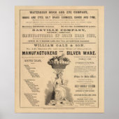 Poster Waterbury Hook and Eye Company (Devant)