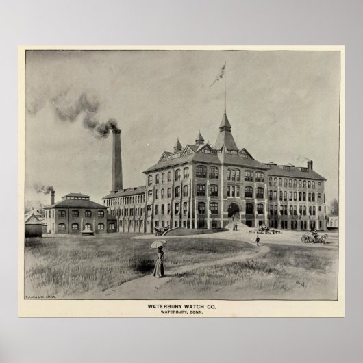 Poster Waterbury Watch Co (Devant)