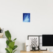 Poster Watercolor abstract pattern (Bureau à domicile)