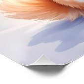 Poster Watercolor Akita Gingerbread House Christmas (Coin)