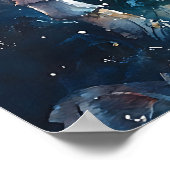 Poster Watercolor Alice in Wonderland (Coin)