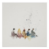 Poster Watercolor, art (Devant)