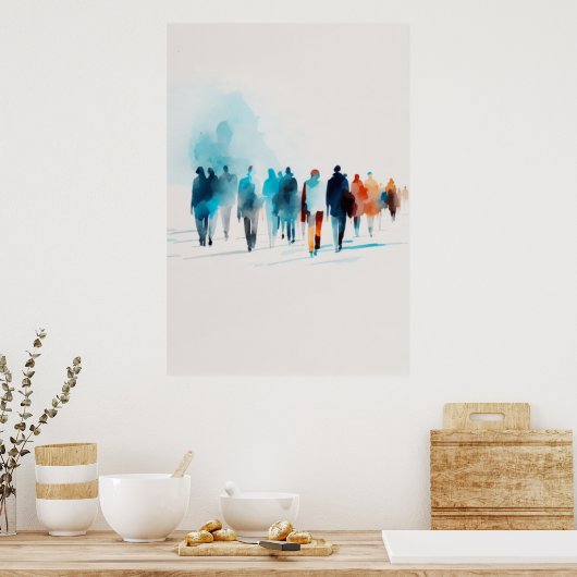 Poster Watercolor, art (Cuisine)