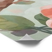 Poster Watercolor Birds in Bloom (Coin)