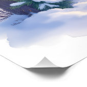 Poster Watercolor Bloodhound Country Mailbox Christmas (Coin)