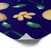 Poster Watercolor Botanical Seamless Pattern   (Coin)