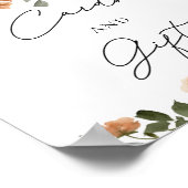 Poster Watercolor Fall Floral Cartes et Cadeaux (Coin)