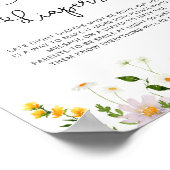 Poster Watercolor fleurs sauvages Late nuit couches jeu (Coin)