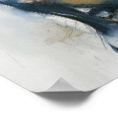 Poster Watercolor French bulldog sitting (Coin)