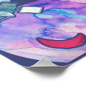 Poster Watercolor Galaxy Patchwork (Coin)