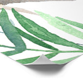 Poster Watercolor maman et bébé Sloth (Coin)