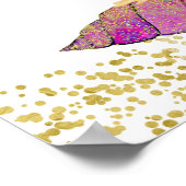 Poster Watercolor Mermaid Birthday Party Welcome (Coin)