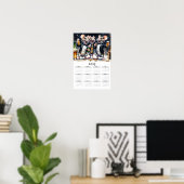 Poster Watercolor Mice Toasting Tuxedo 2025 Wall Calendar (Bureau à domicile)