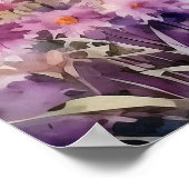 Poster Watercolor Mountain Nature Print (Coin)