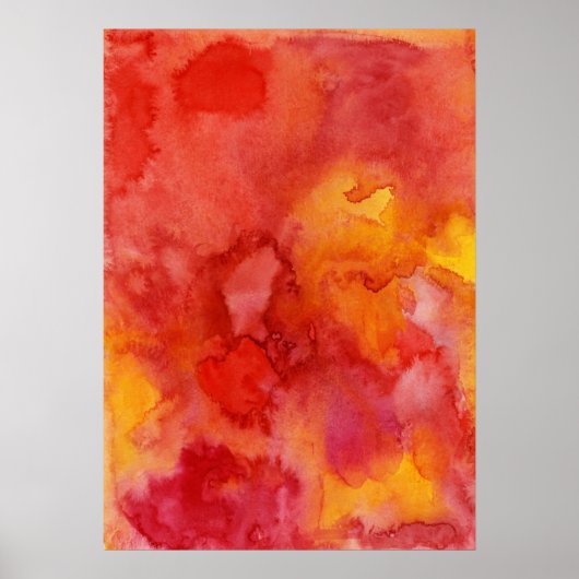 Poster Watercolor painting background. (Devant)