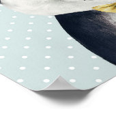 Poster Watercolor Panda Bear (Coin)