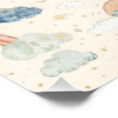 Poster Watercolor Pastel Rainbow Nursery Art (Coin)